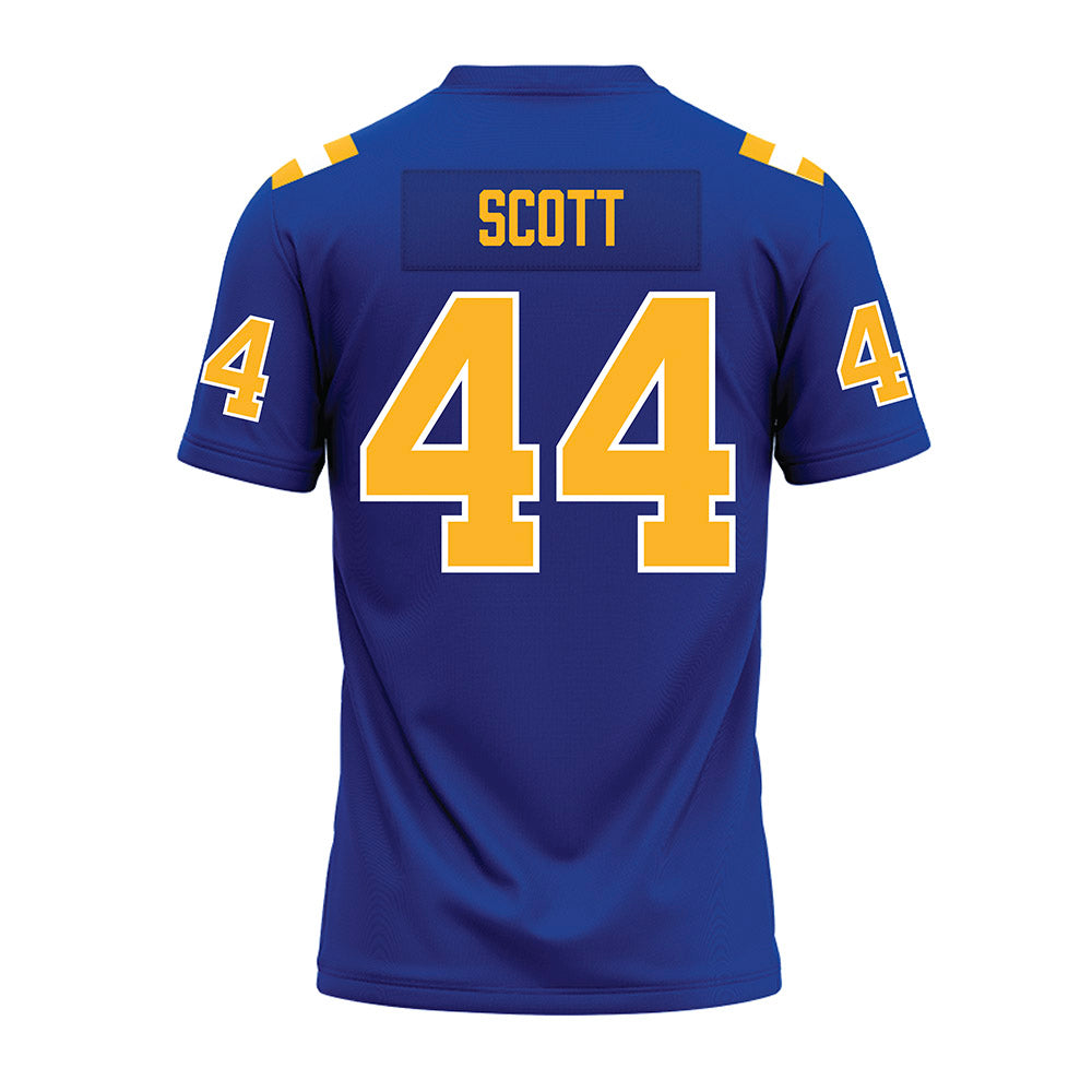 Pittsburgh - NCAA Football : Jimmy Scott - Blue Premium Football Jersey-1