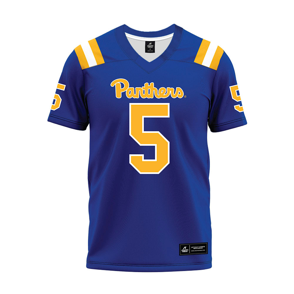 Pittsburgh - NCAA Football : Raphael Williams - Blue Premium Football Jersey-0