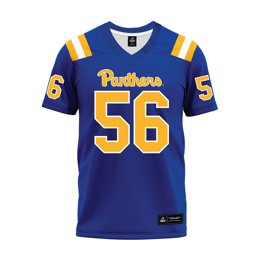 Pittsburgh - NCAA Football : Lyndon Cooper - Blue Premium Football Jersey-0