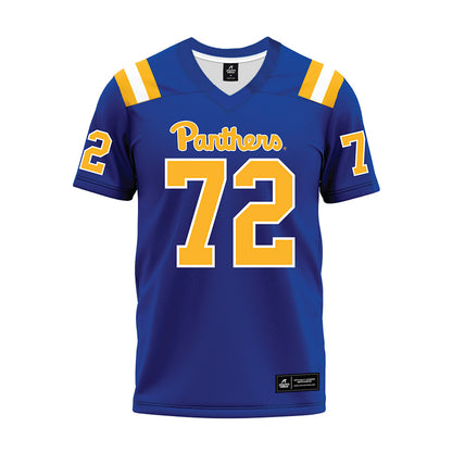 Pittsburgh - NCAA Football : Isaiah Montgomery - Blue Premium Football Jersey-0