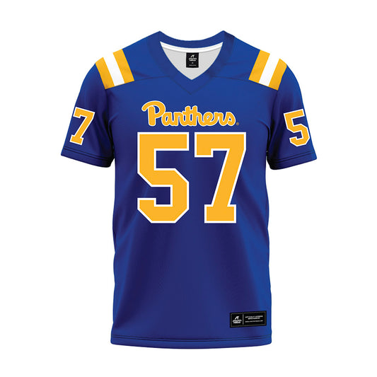 Pittsburgh - NCAA Football : Cameron Rosinsky - Blue Premium Football Jersey-0