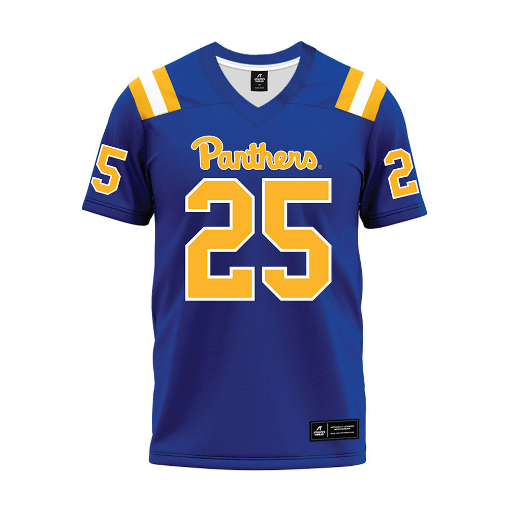 Pittsburgh - NCAA Football : Ja'Kyrian Turner - Blue Premium Football Jersey-0