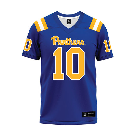 Pittsburgh - NCAA Football : Blaine Spires - Blue Premium Football Jersey-0