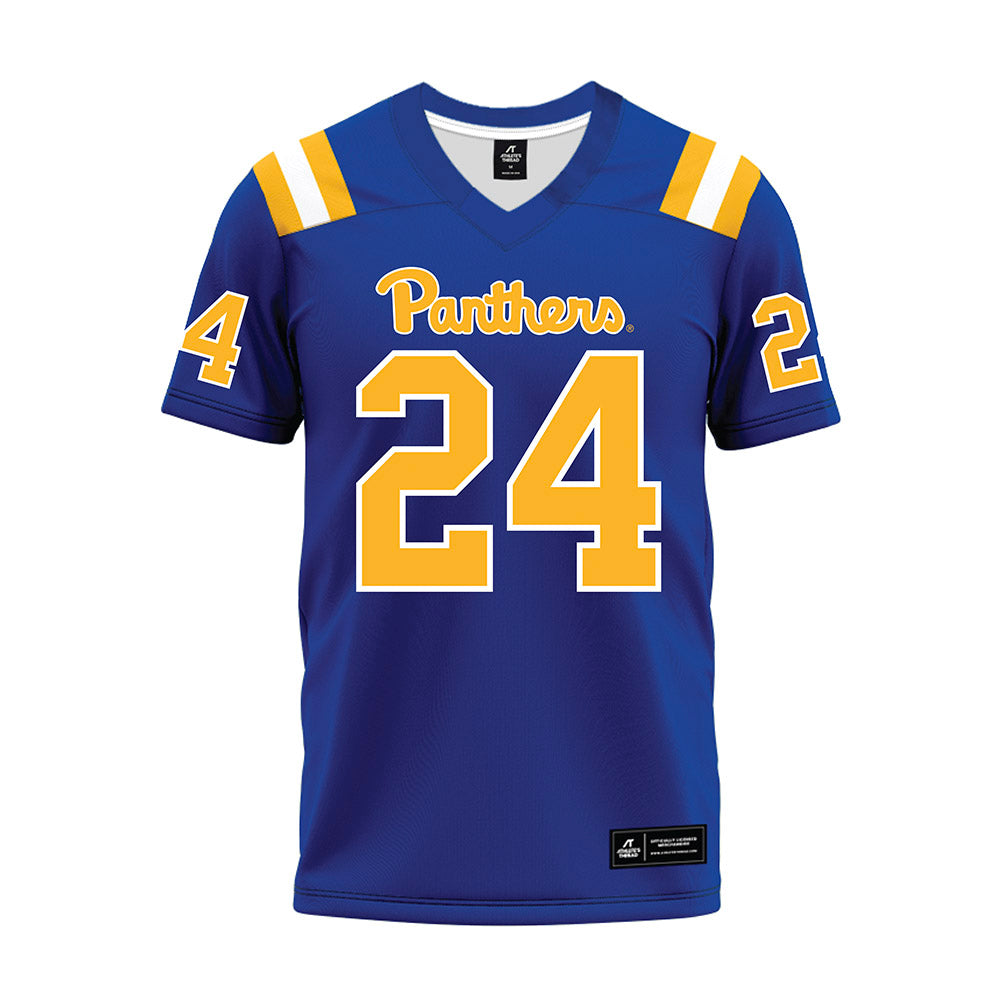 Pittsburgh - NCAA Football : Tyreek Robinson - Blue Premium Football Jersey-0