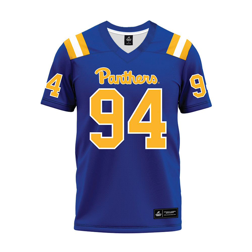 Pittsburgh - NCAA Football : Samuel Carpenter - Blue Premium Football Jersey-0