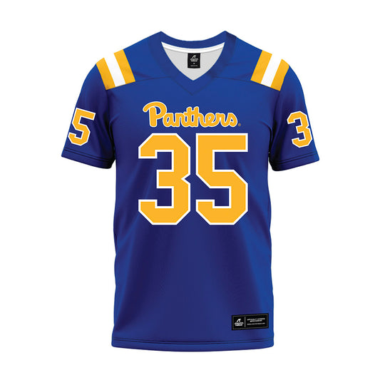 Pittsburgh - NCAA Football : Jalynn Williams - Blue Premium Football Jersey-0