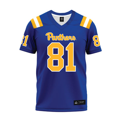 Pittsburgh - NCAA Football : Cataurus Hicks - Blue Premium Football Jersey-0