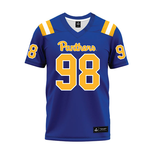 Pittsburgh - NCAA Football : Brock Wilkins - Blue Premium Football Jersey-0