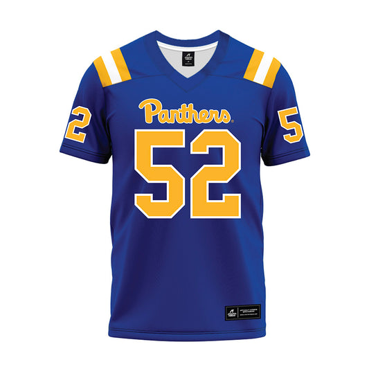 Pittsburgh - NCAA Football : Abe Ibrahim - Blue Premium Football Jersey-0