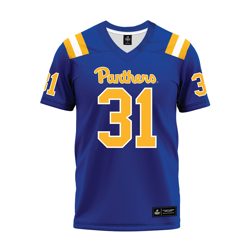 Pittsburgh - NCAA Football : Nick Lapi - Blue Premium Football Jersey-0