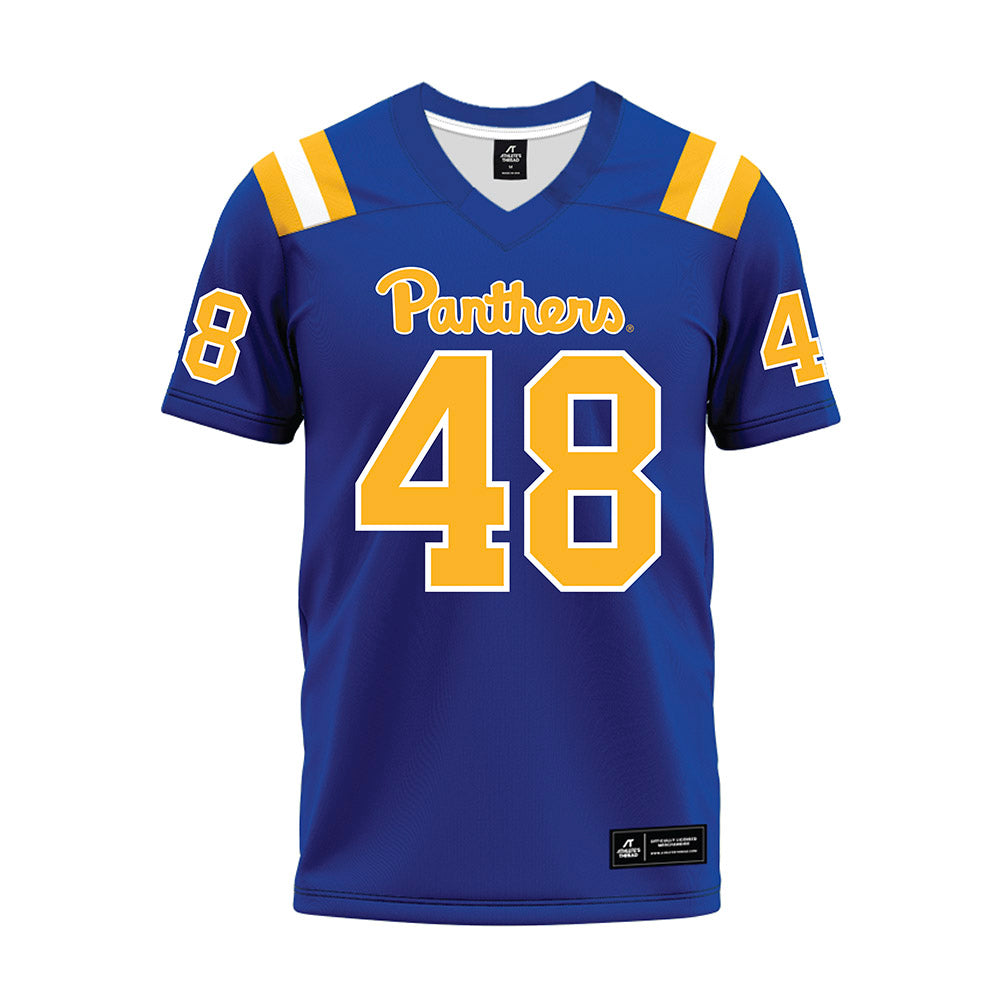 Pittsburgh - NCAA Football : Jakson Henry - Blue Premium Football Jersey-0