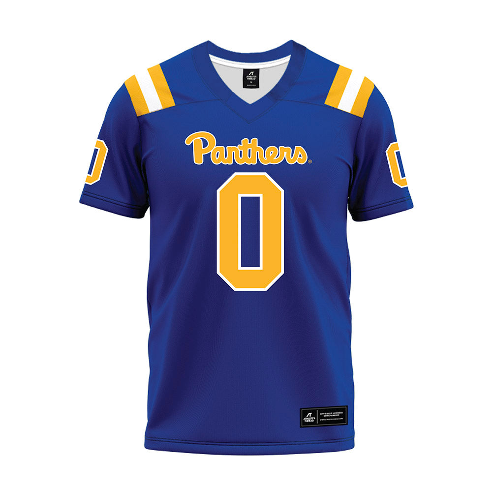 Pittsburgh - NCAA Football : Desmond Reid - Blue Premium Football Jersey-0