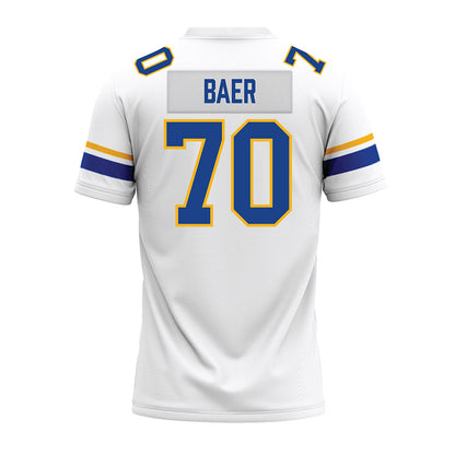 Pittsburgh - NCAA Football : Ryan Baer - White Premium Football Jersey-1