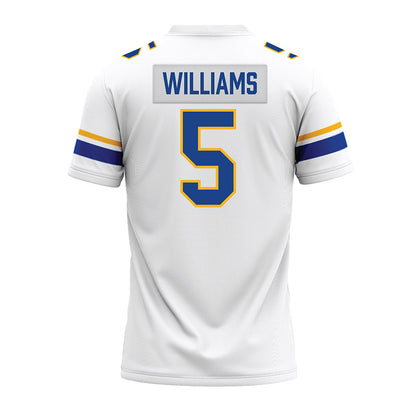Pittsburgh - NCAA Football : Raphael Williams - White Premium Football Jersey-1
