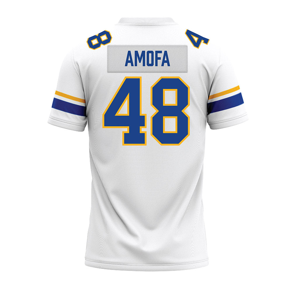 Pittsburgh - NCAA Football : Matthew Amofa - White Premium Football Jersey-1