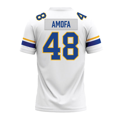 Pittsburgh - NCAA Football : Matthew Amofa - White Premium Football Jersey-1