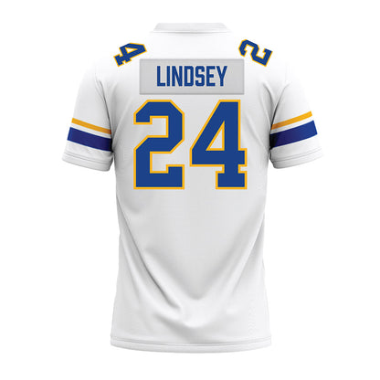 Pittsburgh - NCAA Football : Cameron Lindsey - White Premium Football Jersey-1