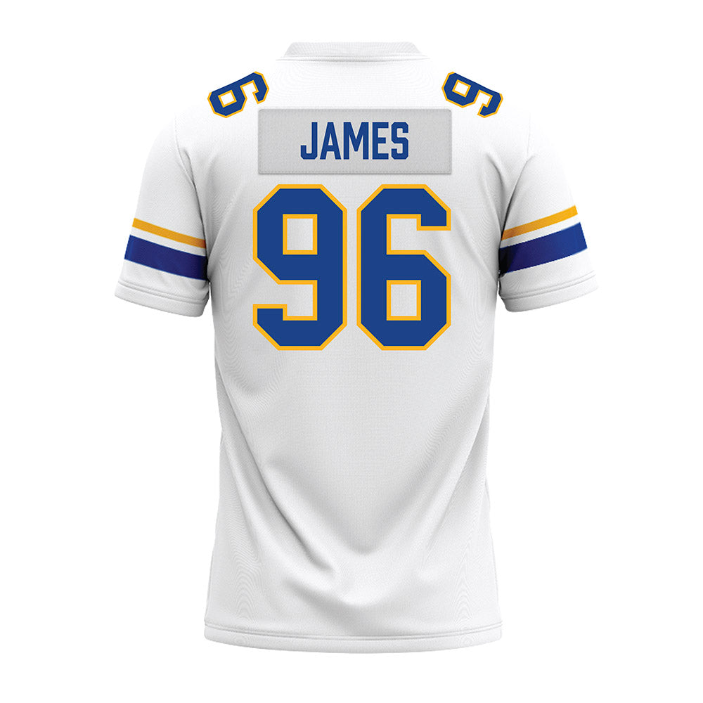 Pittsburgh - NCAA Football : Nick James - White Premium Football Jersey-1