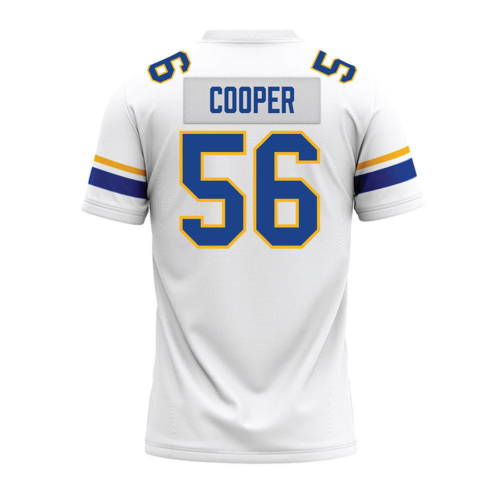 Pittsburgh - NCAA Football : Lyndon Cooper - White Premium Football Jersey-1