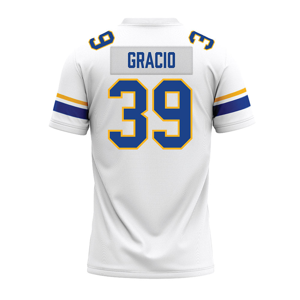 Pittsburgh - NCAA Football : Maverick Gracio - White Premium Football Jersey-1