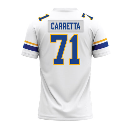 Pittsburgh - NCAA Football : Ryan Carretta - White Premium Football Jersey-1