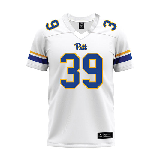 Pittsburgh - NCAA Football : Maverick Gracio - White Premium Football Jersey-0