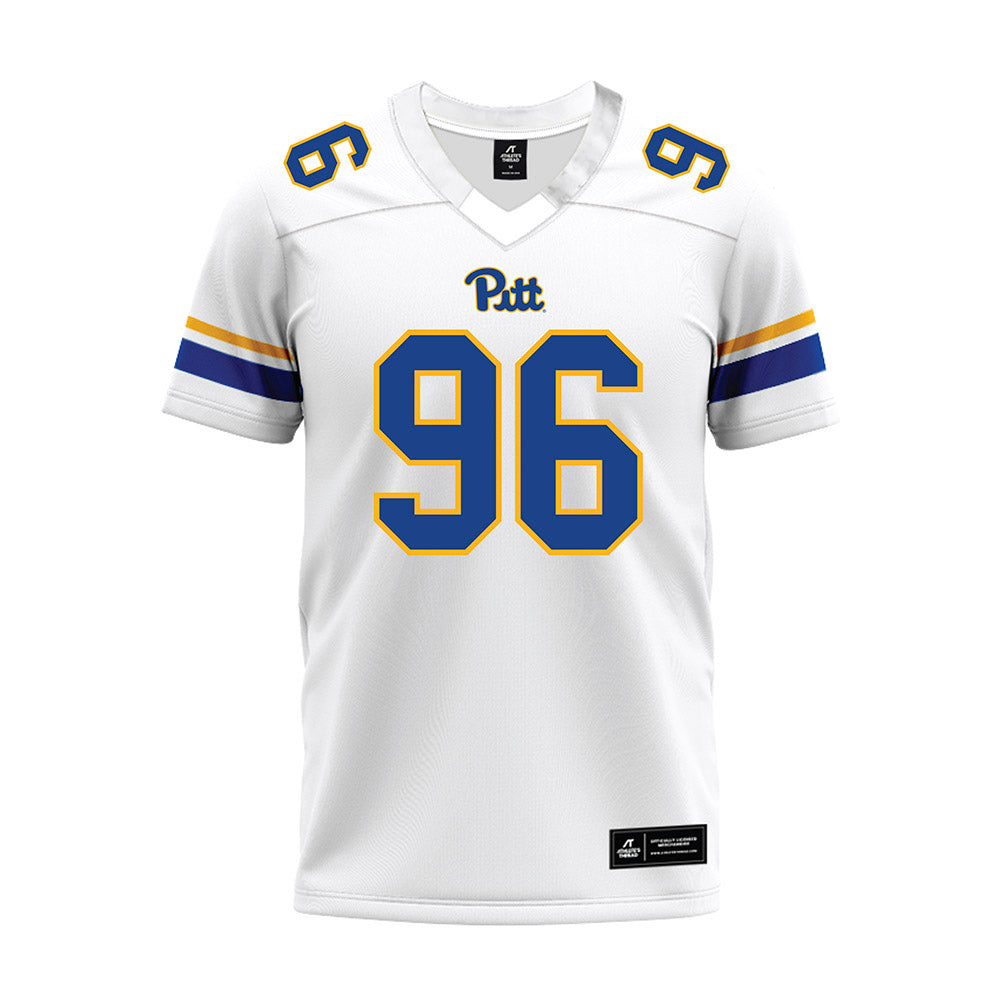 Pittsburgh - NCAA Football : Nick James - White Premium Football Jersey-0