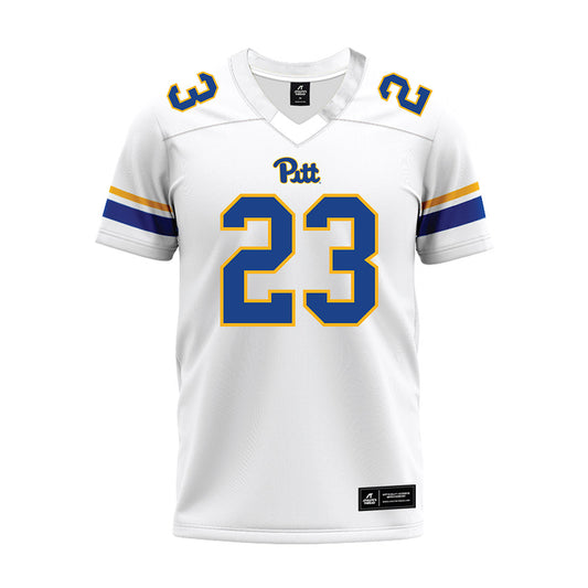 Pittsburgh - NCAA Football : Kanye Thompson - White Premium Football Jersey-0