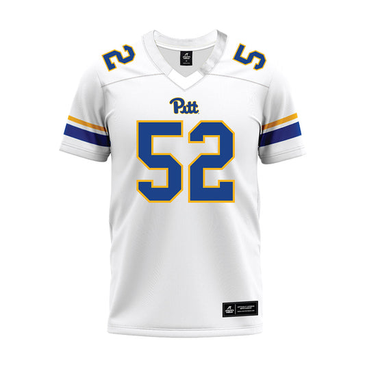 Pittsburgh - NCAA Football : Abe Ibrahim - White Premium Football Jersey-0