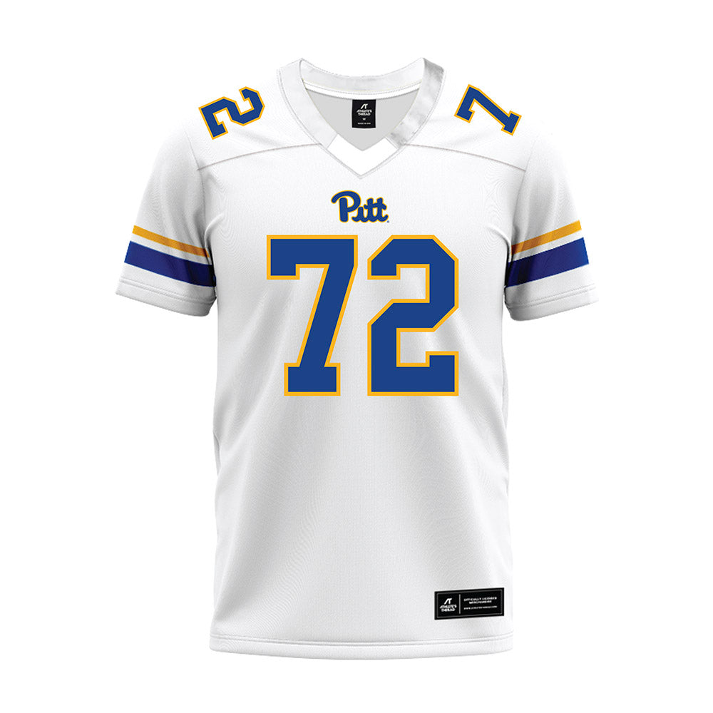 Pittsburgh - NCAA Football : Isaiah Montgomery - White Premium Football Jersey-0