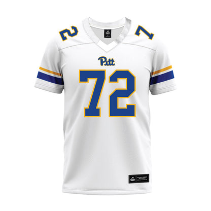 Pittsburgh - NCAA Football : Isaiah Montgomery - White Premium Football Jersey-0