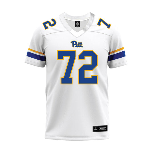 Pittsburgh - NCAA Football : Isaiah Montgomery - White Premium Football Jersey-0