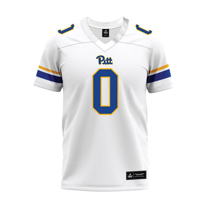Pittsburgh - NCAA Football : Desmond Reid - White Premium Football Jersey-0