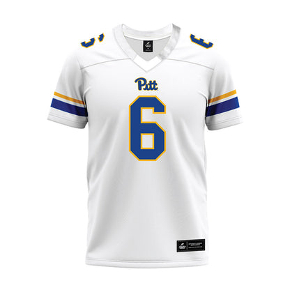 Pittsburgh - NCAA Football : Rodney Hammond - White Premium Football Jersey-0
