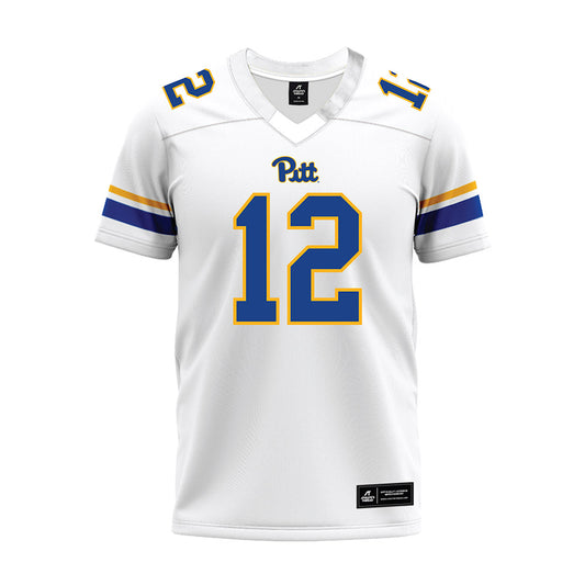 Pittsburgh - NCAA Football : Beau Jackson - White Premium Football Jersey-0
