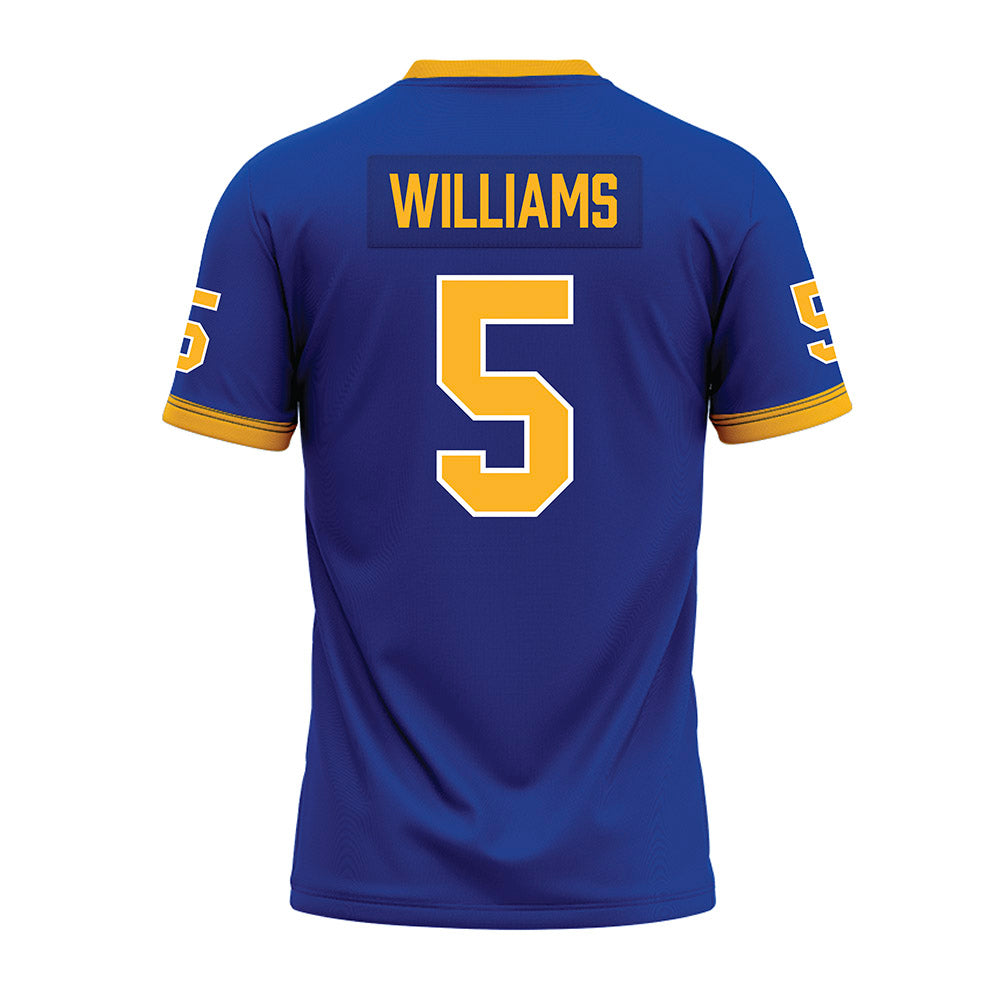 Pittsburgh - NCAA Football : Raphael Williams - Blue Premium Football Jersey-1
