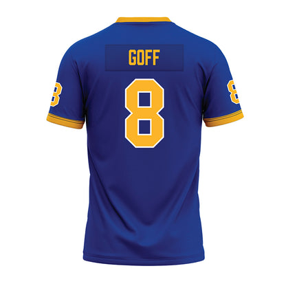 Pittsburgh - NCAA Football : Juelz Goff - Blue Premium Football Jersey-1