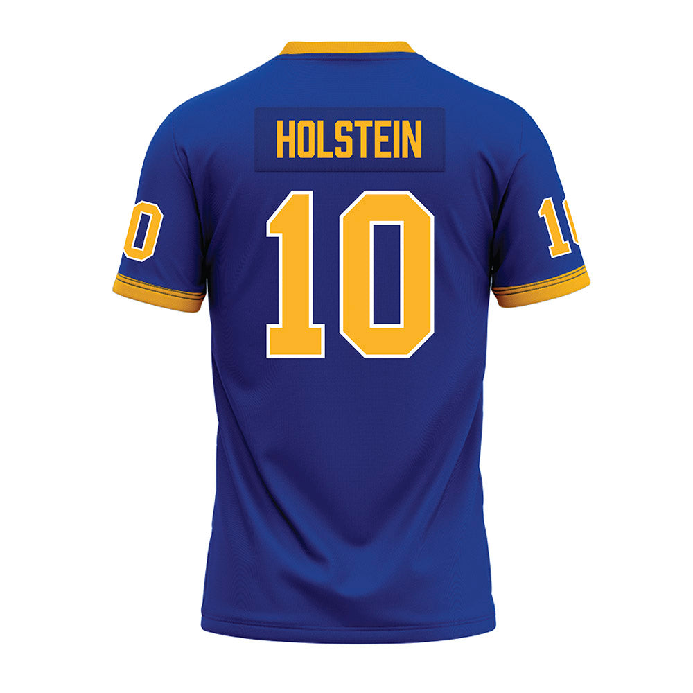 Pittsburgh - NCAA Football : Eli Holstein - Blue Premium Football Jersey-1