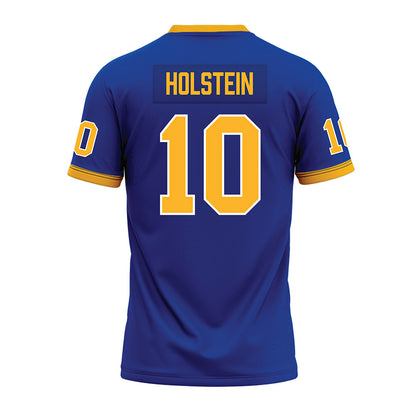 Pittsburgh - NCAA Football : Eli Holstein - Blue Premium Football Jersey-1