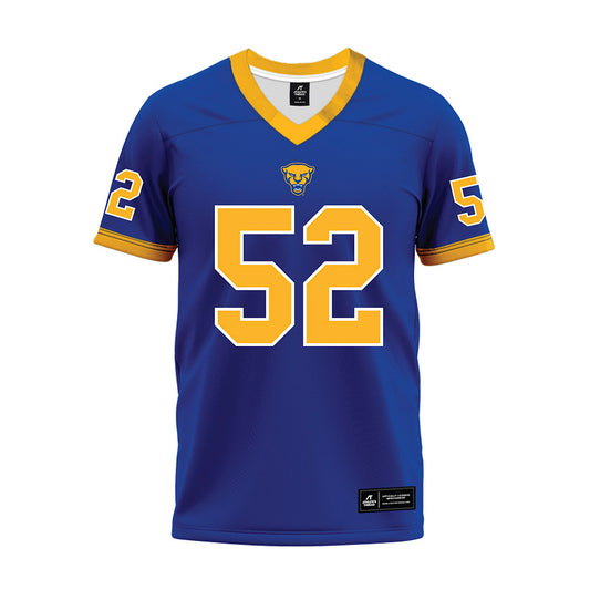 Pittsburgh - NCAA Football : Abe Ibrahim - Blue Premium Football Jersey-0