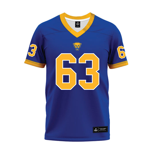 Pittsburgh - NCAA Football : Ty Banco - Blue Premium Football Jersey-0