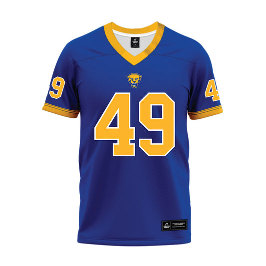 Pittsburgh - NCAA Football : Charlie Donehue - Blue Premium Football Jersey-0