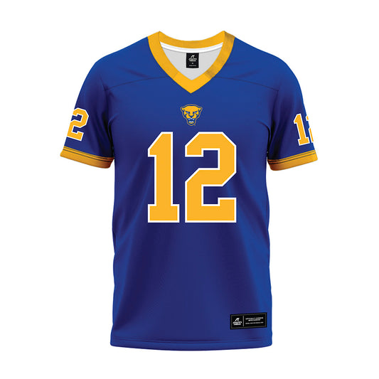 Pittsburgh - NCAA Football : Beau Jackson - Blue Premium Football Jersey-0