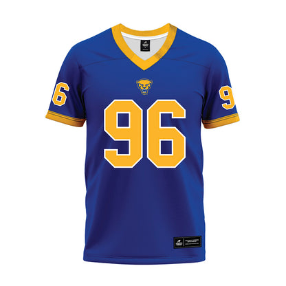 Pittsburgh - NCAA Football : Nick James - Blue Premium Football Jersey-0