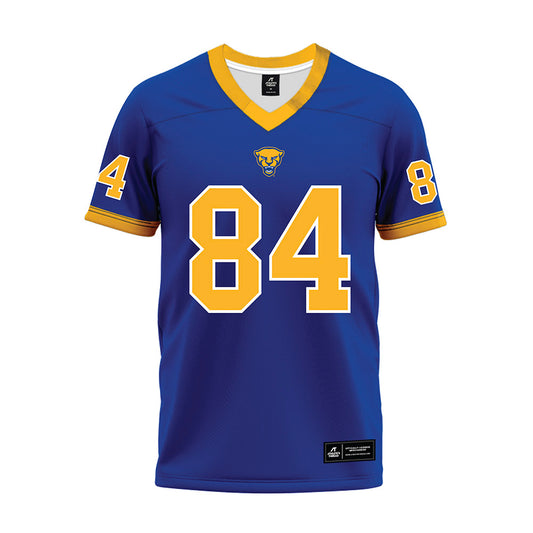 Pittsburgh - NCAA Football : Jake McConnachie - Blue Premium Football Jersey-0