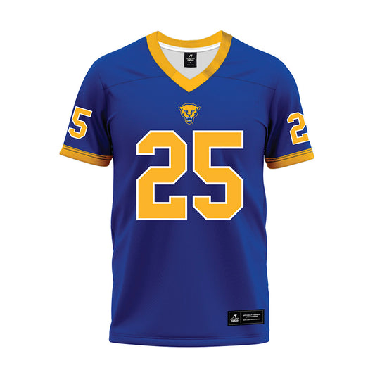Pittsburgh - NCAA Football : Ja'Kyrian Turner - Blue Premium Football Jersey-0