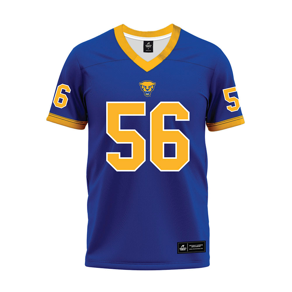 Pittsburgh - NCAA Football : Keylen Davis - Blue Premium Football Jersey-0