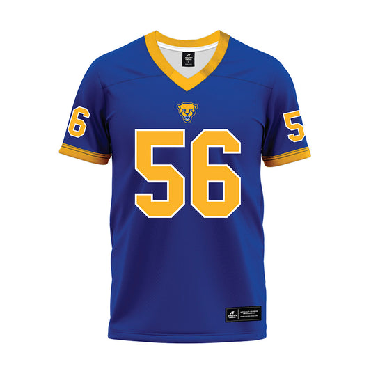 Pittsburgh - NCAA Football : Keylen Davis - Blue Premium Football Jersey-0