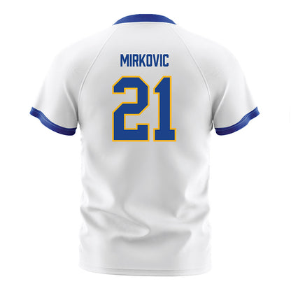 Pittsburgh - NCAA Men's Soccer : Filip Mirkovic - White Soccer Jersey-1