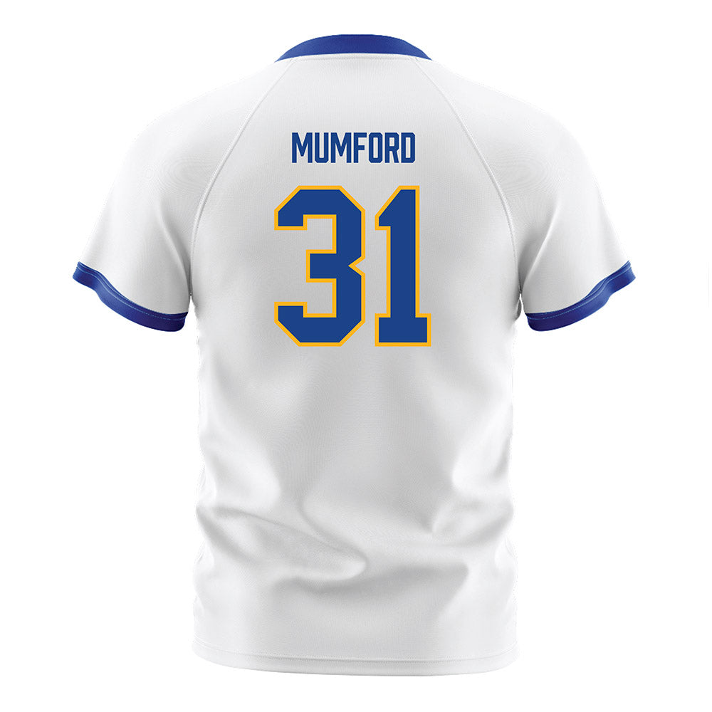 Pittsburgh - NCAA Men's Soccer : Elias Mumford - White Soccer Jersey-1